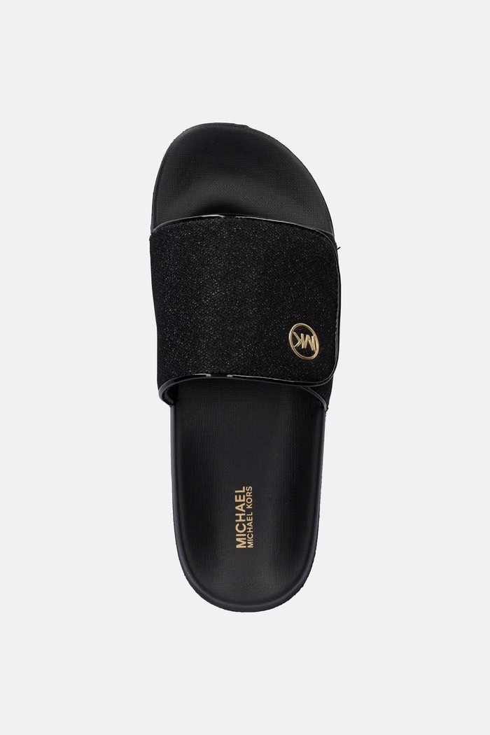 Detské šľapky Michael Kors JETT DARBY čierna MK04190001