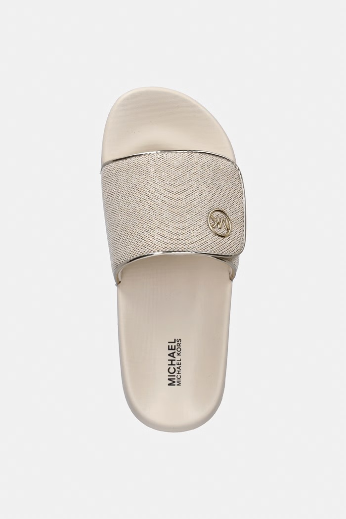 Detské šľapky Michael Kors JETT DARBY zlatá MK04190732