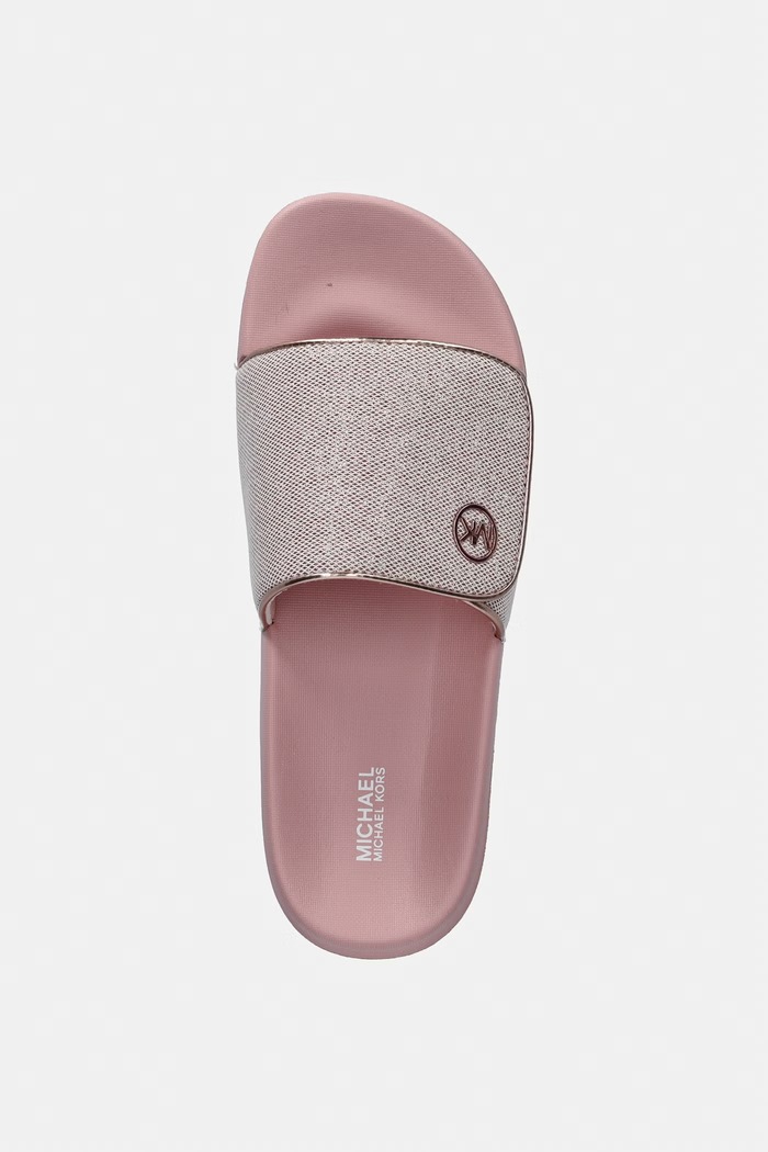 Detské šľapky Michael Kors JETT DARBY ružová MK04190731