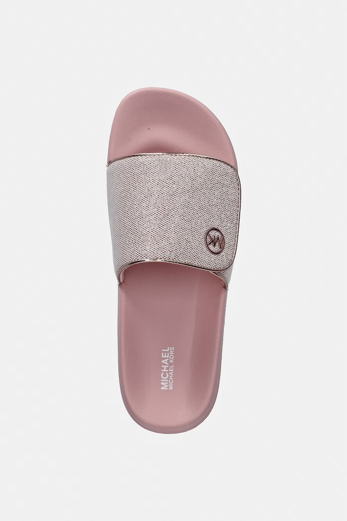 Detské šľapky Michael Kors JETT DARBY ružová MK04190731