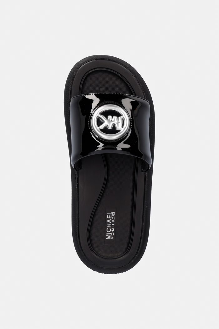 Detské šľapky Michael Kors RAELYNN BUBBLE čierna MK03835001