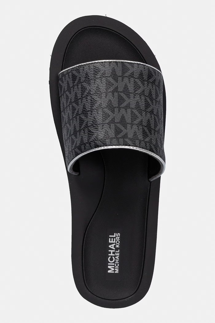 Detské šľapky Michael Kors TEAGAN MERRICK 2 čierna MK03823001