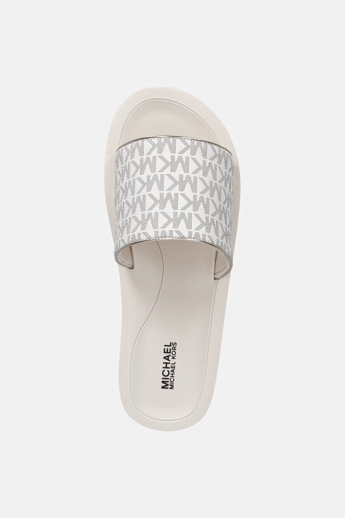 Michael Kors șlapi copii TEAGAN MERRICK 2 bej MK03823256