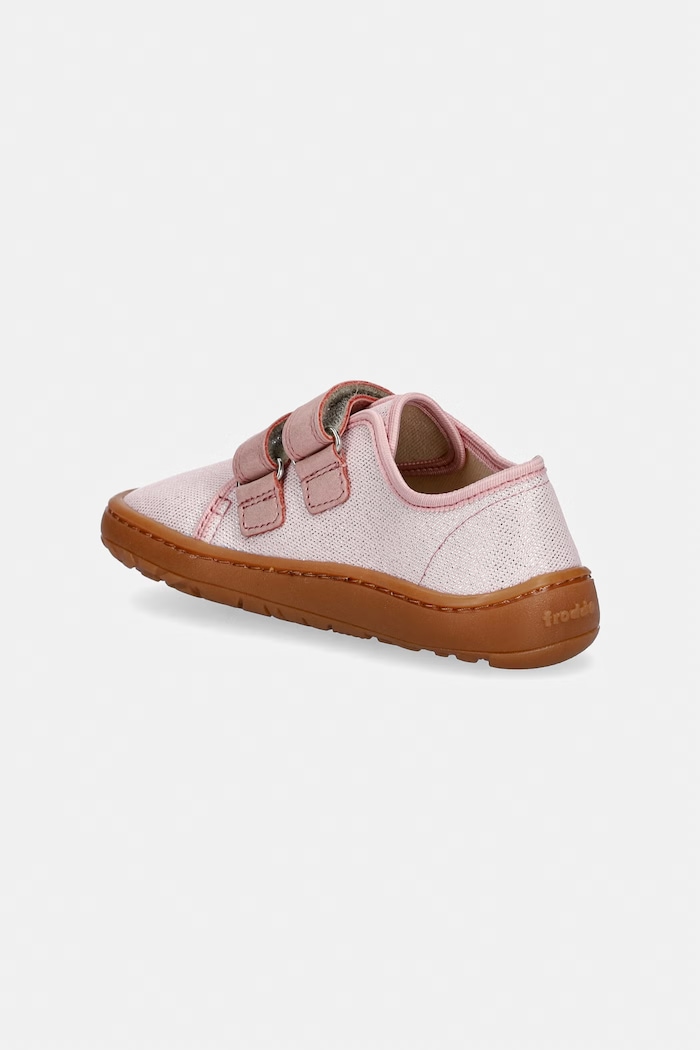 Deklice Otroški copati Froddo BAREFOOT CANVAS G1700440.25.30.G roza