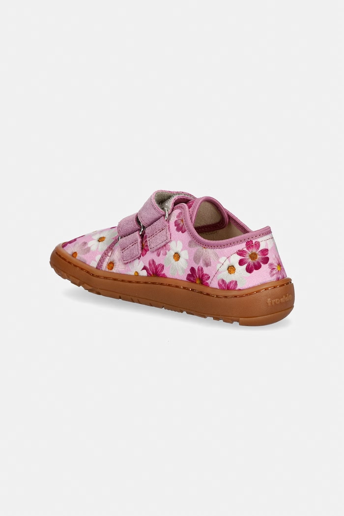 Deklice Otroški copati Froddo BAREFOOT CANVAS G1700440.25.30.G roza
