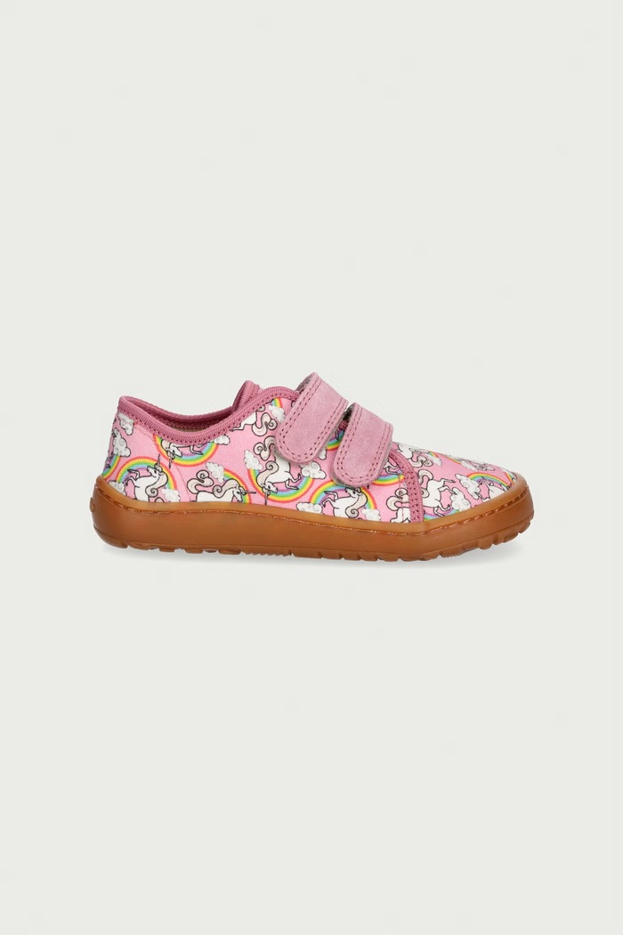 Froddo Παντόφλες Παιδικές BAREFOOT CANVAS G1700440.25.30.G ροζ SS26