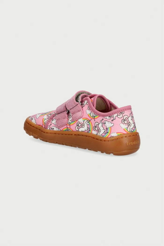 Κοριτσίστικα Froddo Παντόφλες Παιδικές BAREFOOT CANVAS G1700440.25.30.G ροζ