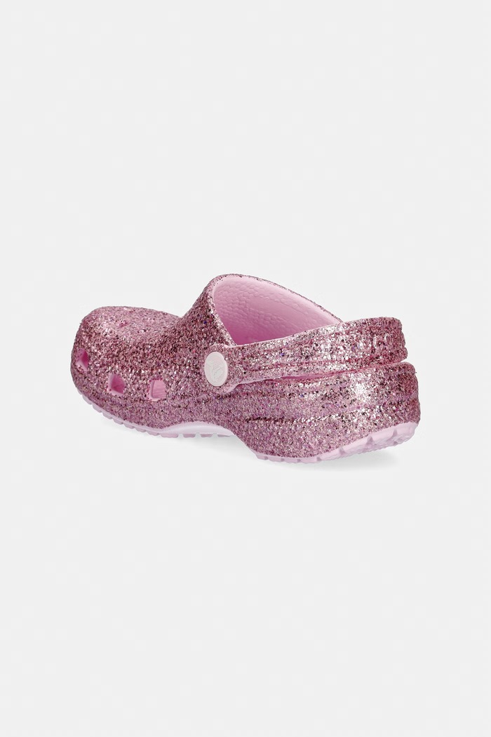 Κοριτσίστικα Παιδικές παντόφλες Crocs CLASSIC CHUNKY GLITTER CLOG K 211939.CROCS.CLASSIC.CH ροζ