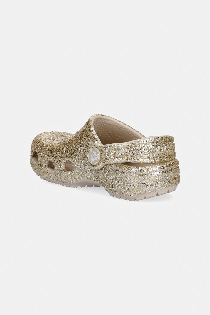 Κοριτσίστικα Παιδικές παντόφλες Crocs CLASSIC CHUNKY GLITTER CLOG T 211940.CROCS.CLASSIC.CH χρυσαφί