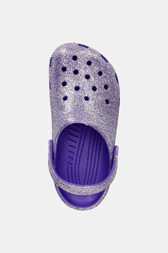 Παιδικές παντόφλες Crocs CLASSIC FANTASY GLITTER CLOG K μωβ 212561.CROCS.CLASSIC.FA