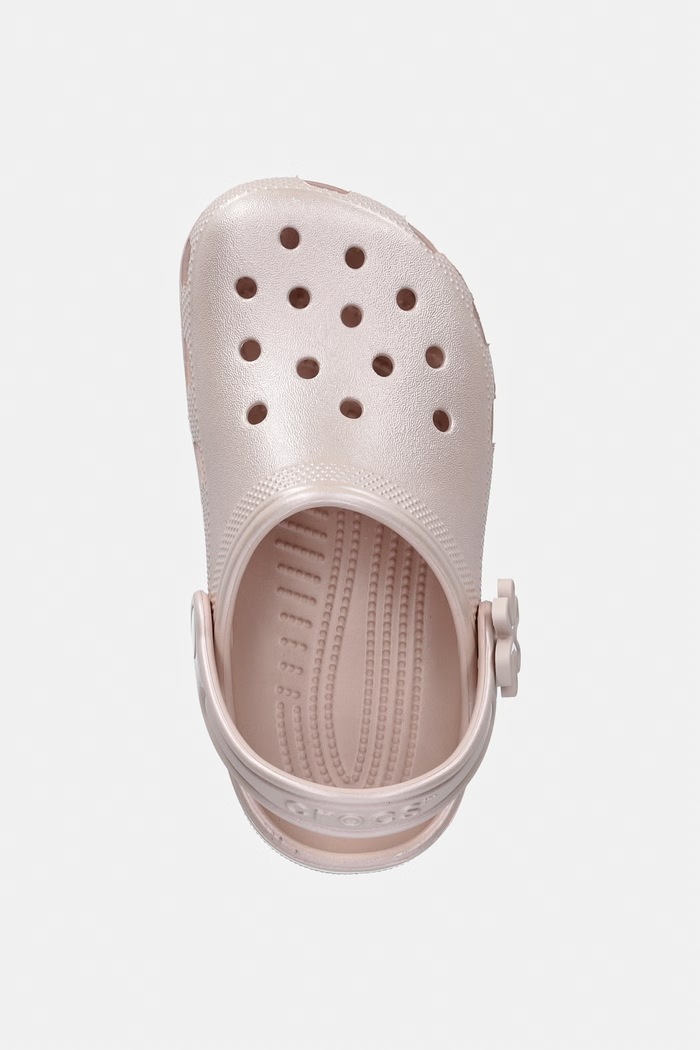 Παιδικές παντόφλες Crocs CLASSIC PEARL SHINE CLOG K ροζ 212814.CROCS.CLASSIC.PE