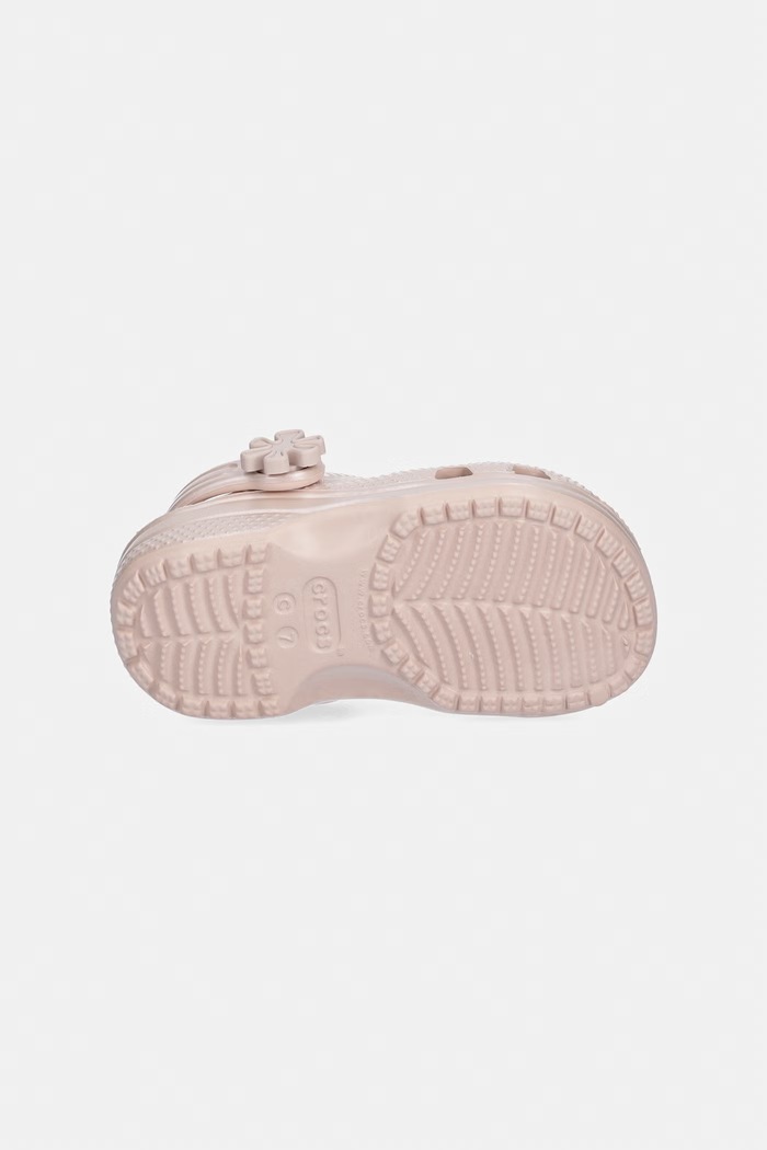 Παιδικές παντόφλες Crocs CLASSIC PEARL SHINE CLOG T 212815.CROCS.CLASSIC.PE ροζ