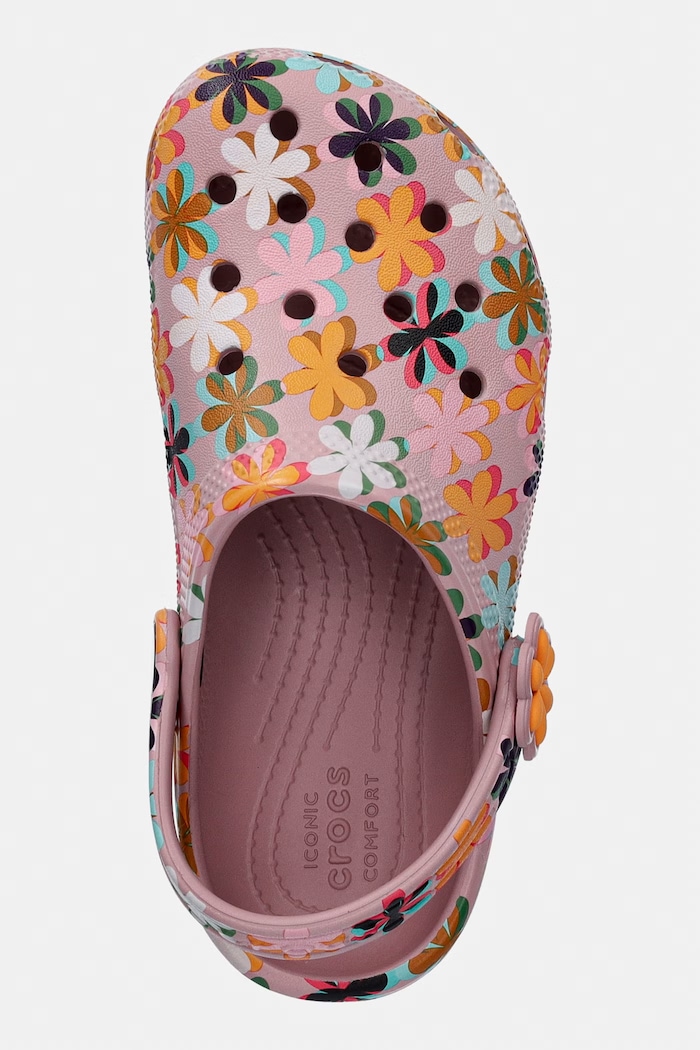 Crocs detské šľapky CLASSIC RETRO SUMMER CLOG K ružová 213269.CROCS.CLASSIC.RE