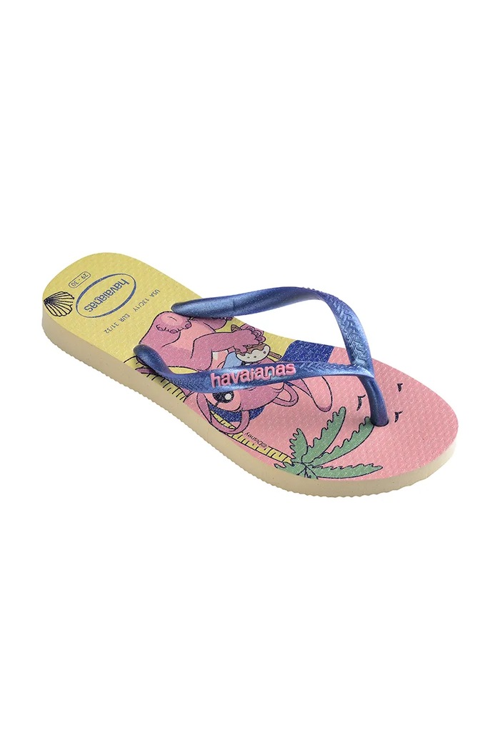 Момиче Havaianas джапанки за деца KIDS SLIM DISNEY 4150250 розов