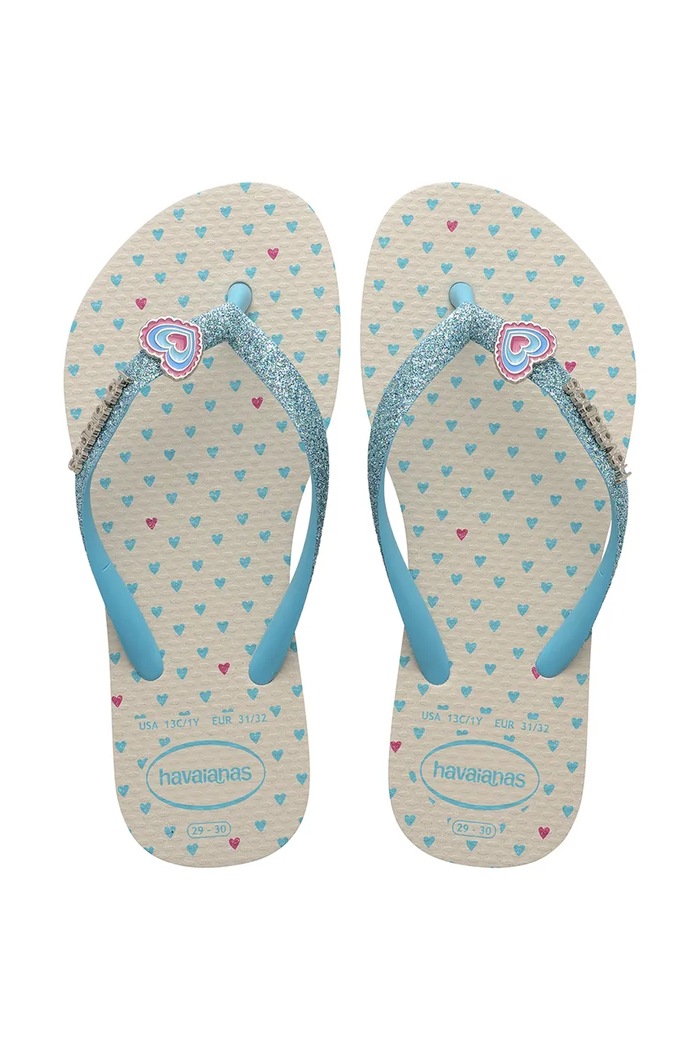 Havaianas pantofle dětské KIDS SLIM GLITTER II béžová 4146976.PPY2
