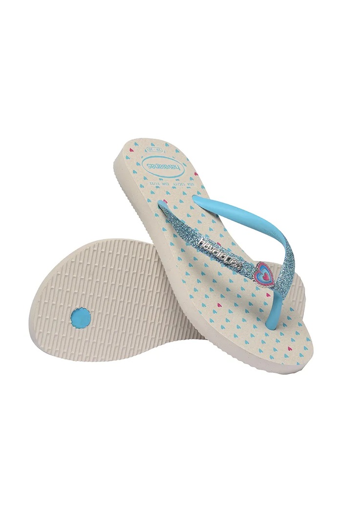 Havaianas pantofle dětské KIDS SLIM GLITTER II béžová 4146976.PPY2