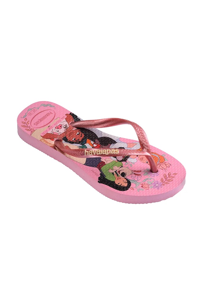 Dievča Havaianas šľapky detské KIDS SLIM PRINCESS 4123328.PPY2 ružová