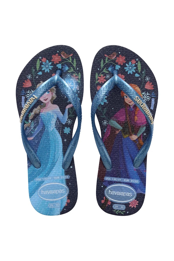 Havaianas detské šľapky KIDS SLIM PRINCESS tmavomodrá 4123328.PPY2