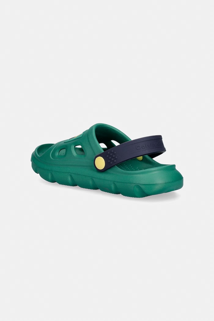 Băieți Calvin Klein Jeans papuci pentru copii V1XF.83326.30.35 verde