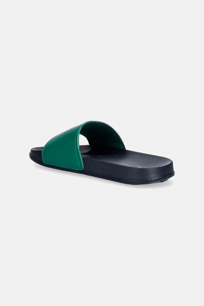 Chlapec Calvin Klein Jeans detské šľapky V3X0.83333 zelená