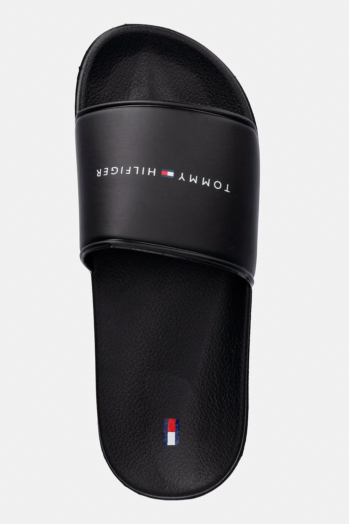 Tommy Hilfiger detské šľapky čierna T3X0.34403