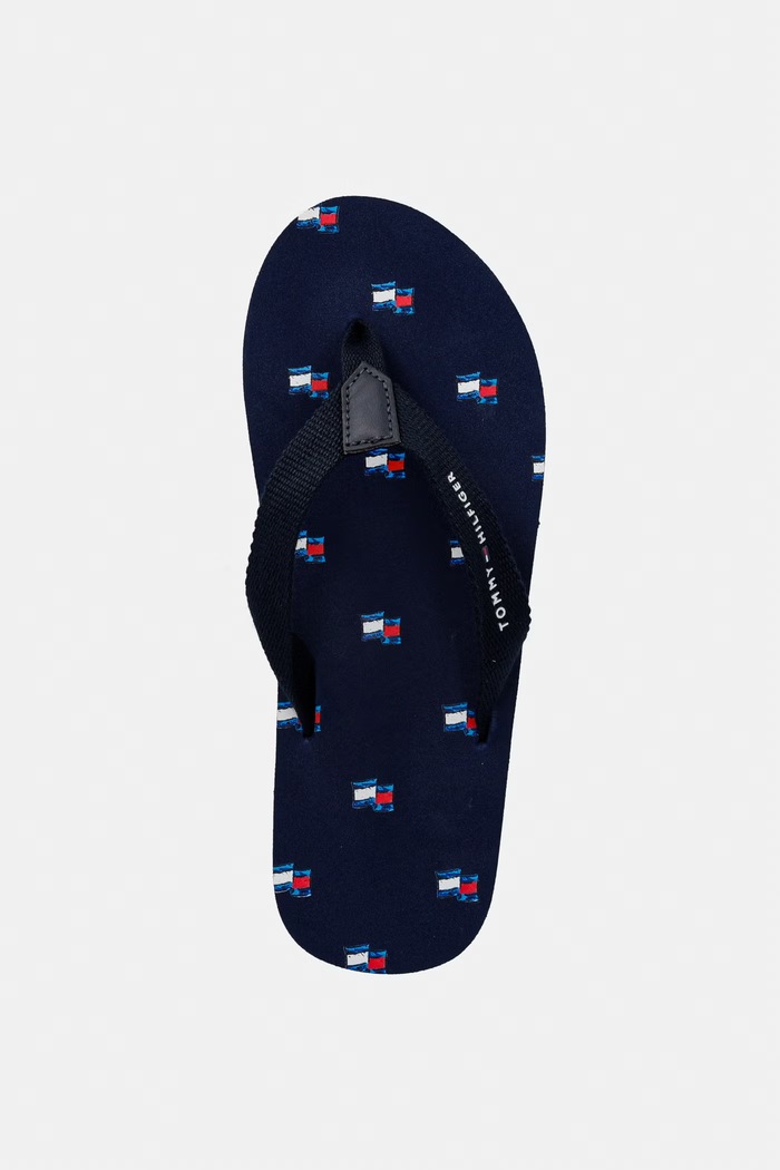 Tommy Hilfiger detské žabky tmavomodrá T3X8.34409