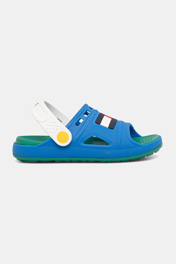 Tommy Hilfiger klapki dziecięce T3XF.34401.22.29 niebieski SS26