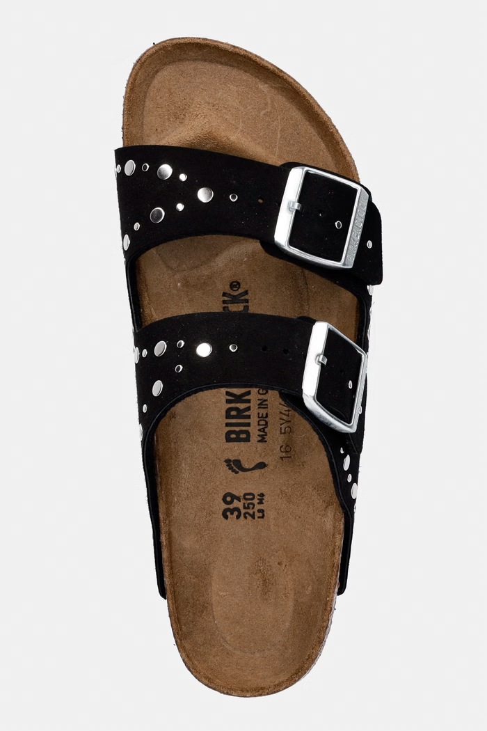 Birkenstock Σαγιονάρες παιδικές Arizona Rivets Kids μαύρο 1031646