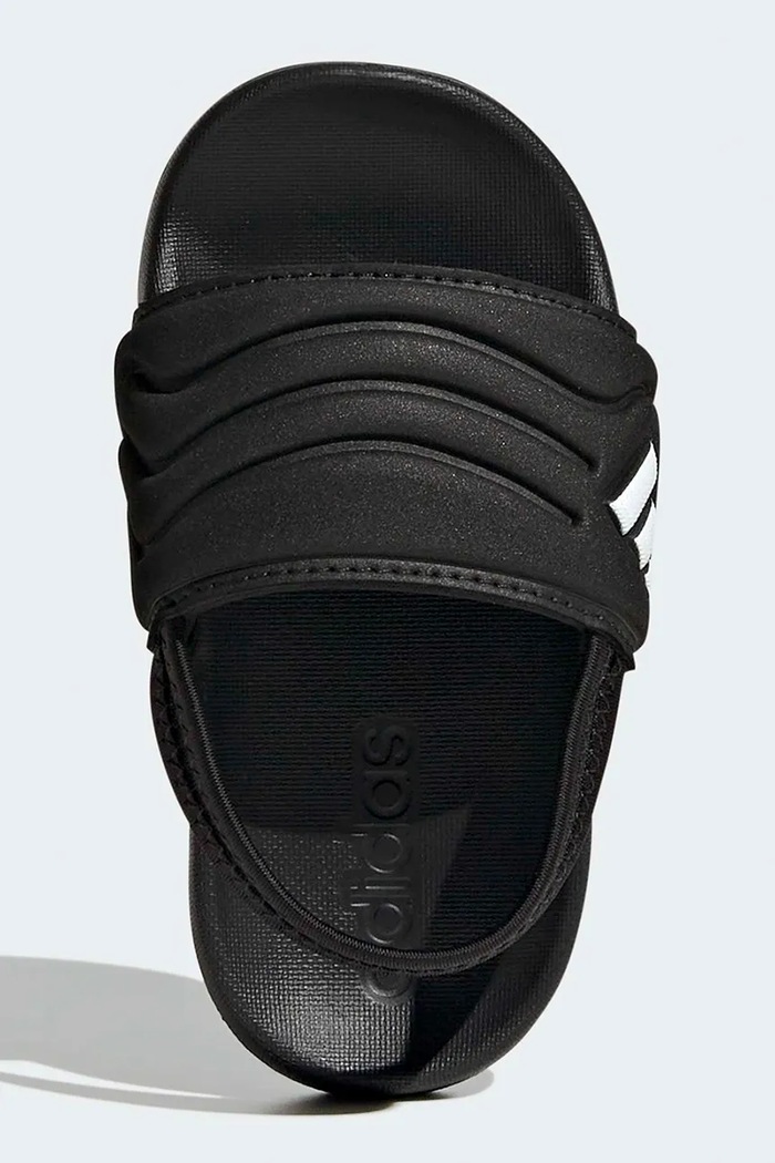 Παιδικές παντόφλες adidas ADILETTE ESTRAP 2.0 HQ9202 μαύρο