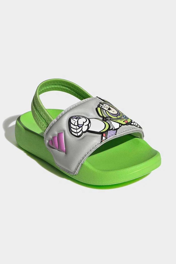 Detské šľapky adidas ADILETTE ESTRAP BUZZ JQ4369 zelená SS26
