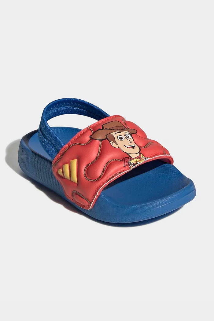 Detské šľapky adidas ADILETTE ESTRAP WOODY JQ4390 modrá SS26