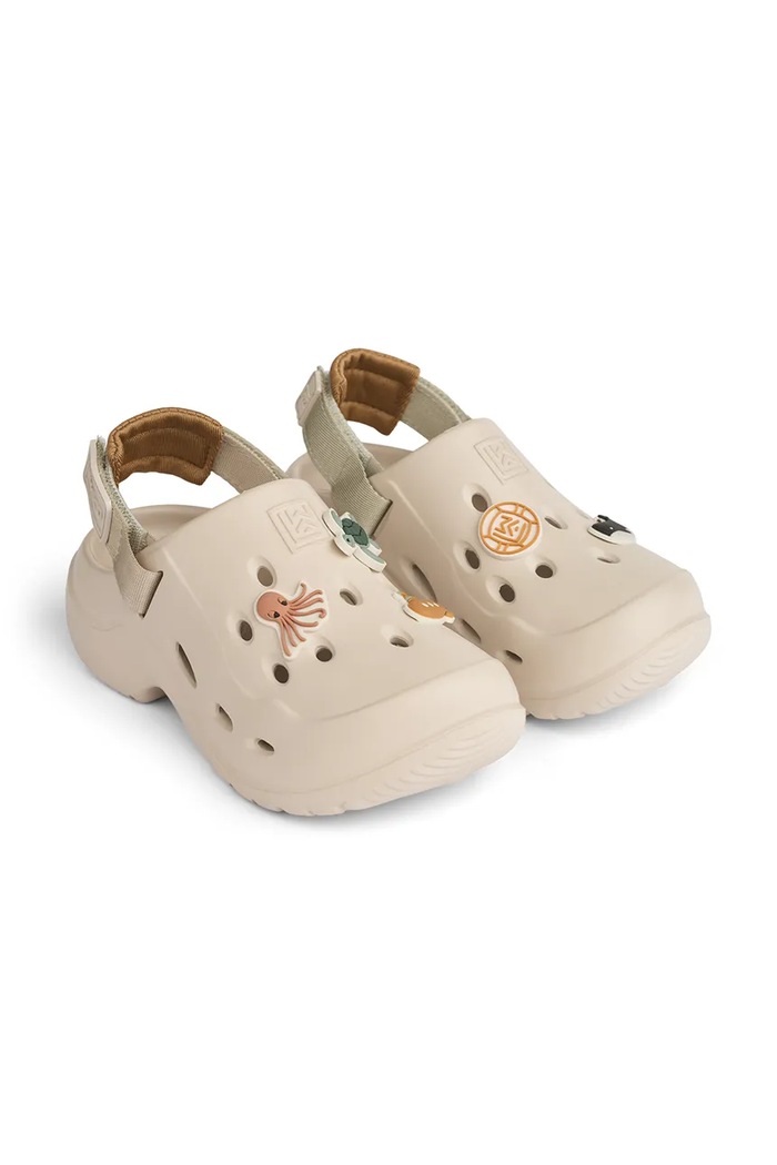 Detské šľapky Liewood Milas Sandals béžová LW19659.PPY2