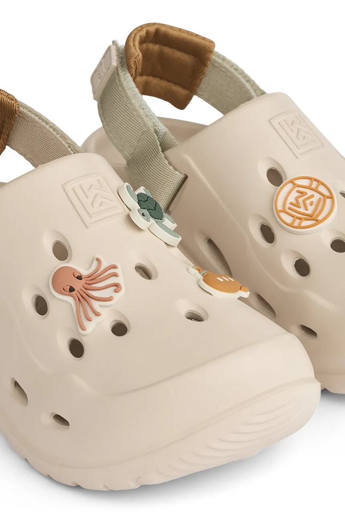Detské šľapky Liewood Milas Sandals béžová LW19659.PPY2