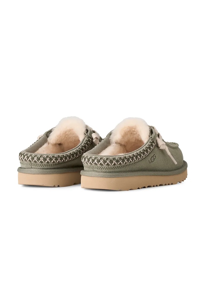 Chlapec UGG Papuče detské semišové TASMAN MULE 1175213K zelená