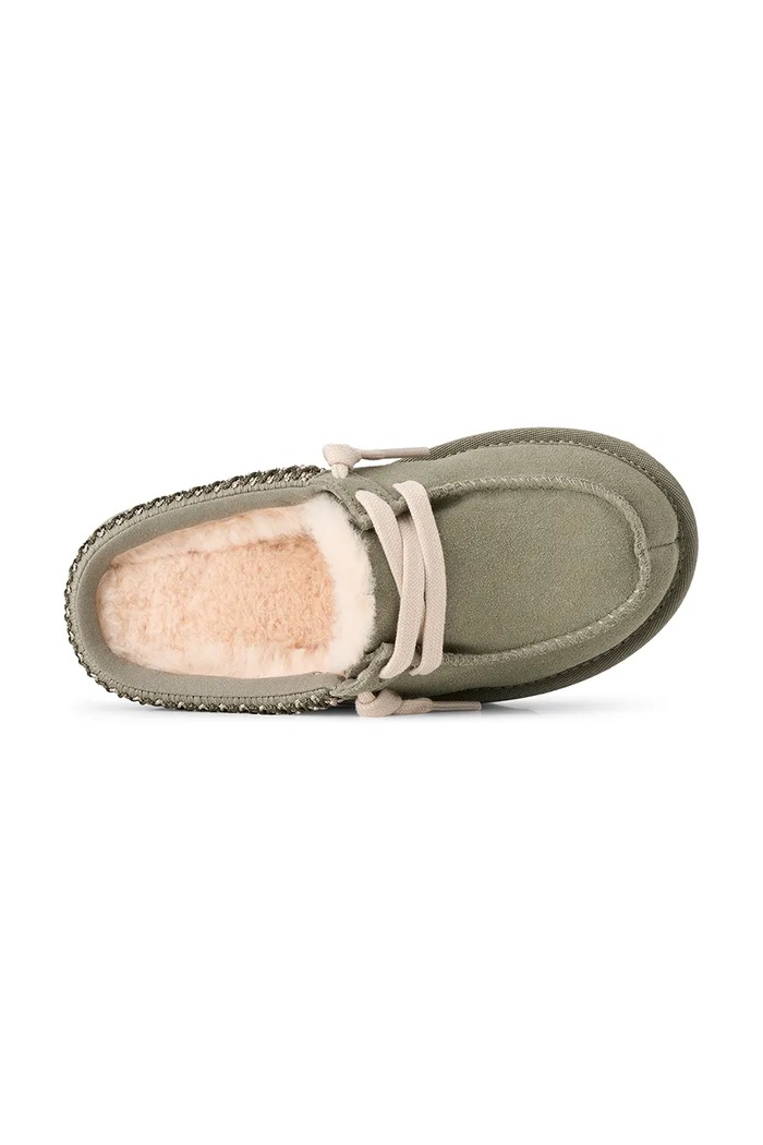 Papuče detské semišové TASMAN MULE UGG zelená 1175213K