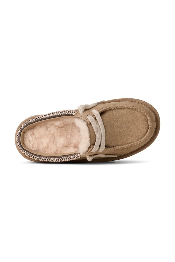 Detské semišové papuče UGG TASMAN MULE 1175213K béžová