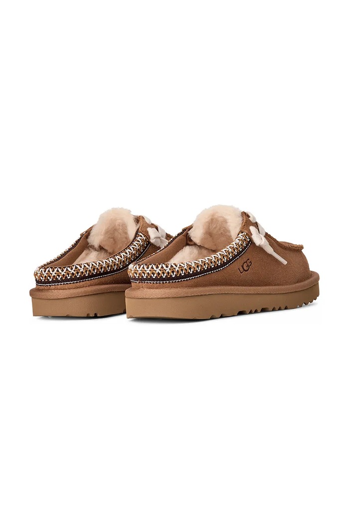 Chlapec Detské semišové papuče UGG TASMAN MULE 1175213K hnedá