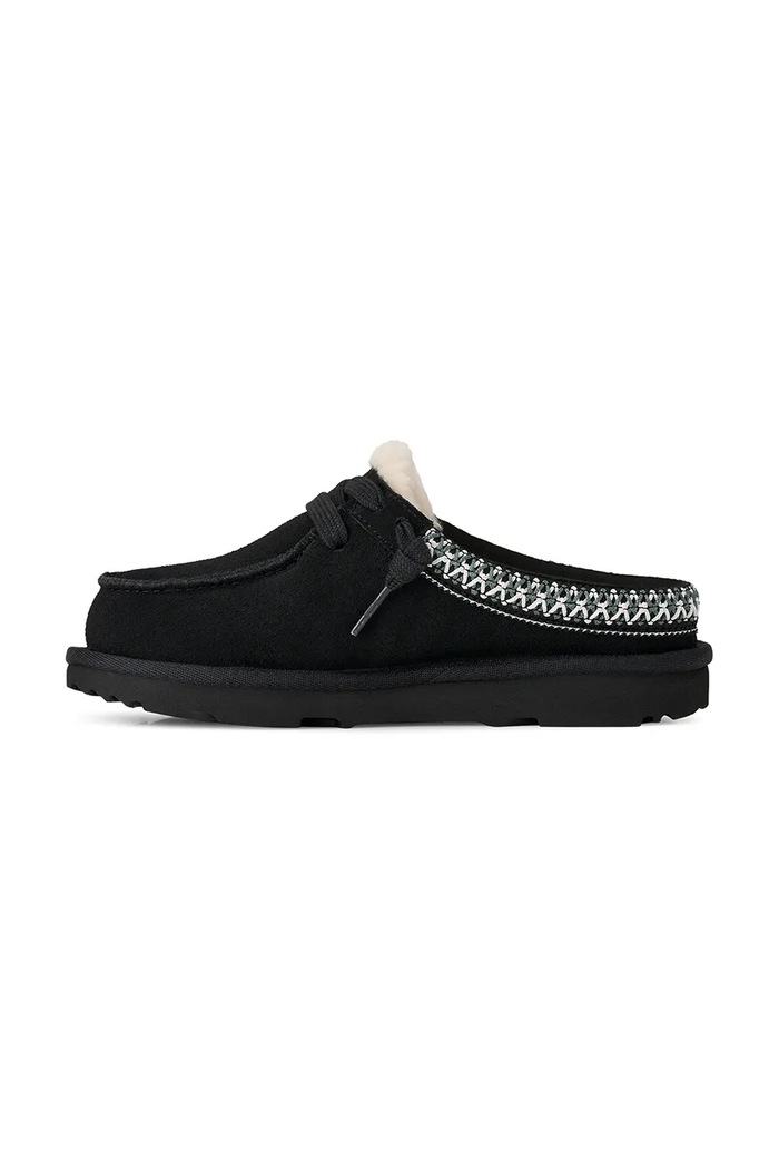 Papuče detské semišové TASMAN MULE UGG 1175213K čierna