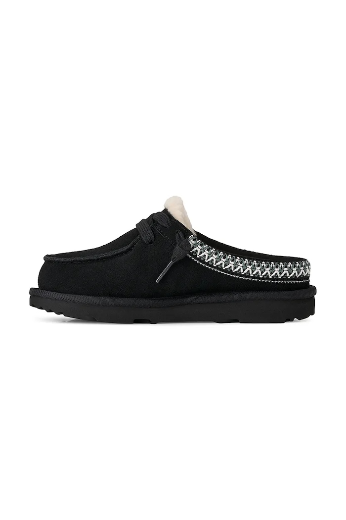 Papuče detské semišové TASMAN MULE UGG 1175213K čierna