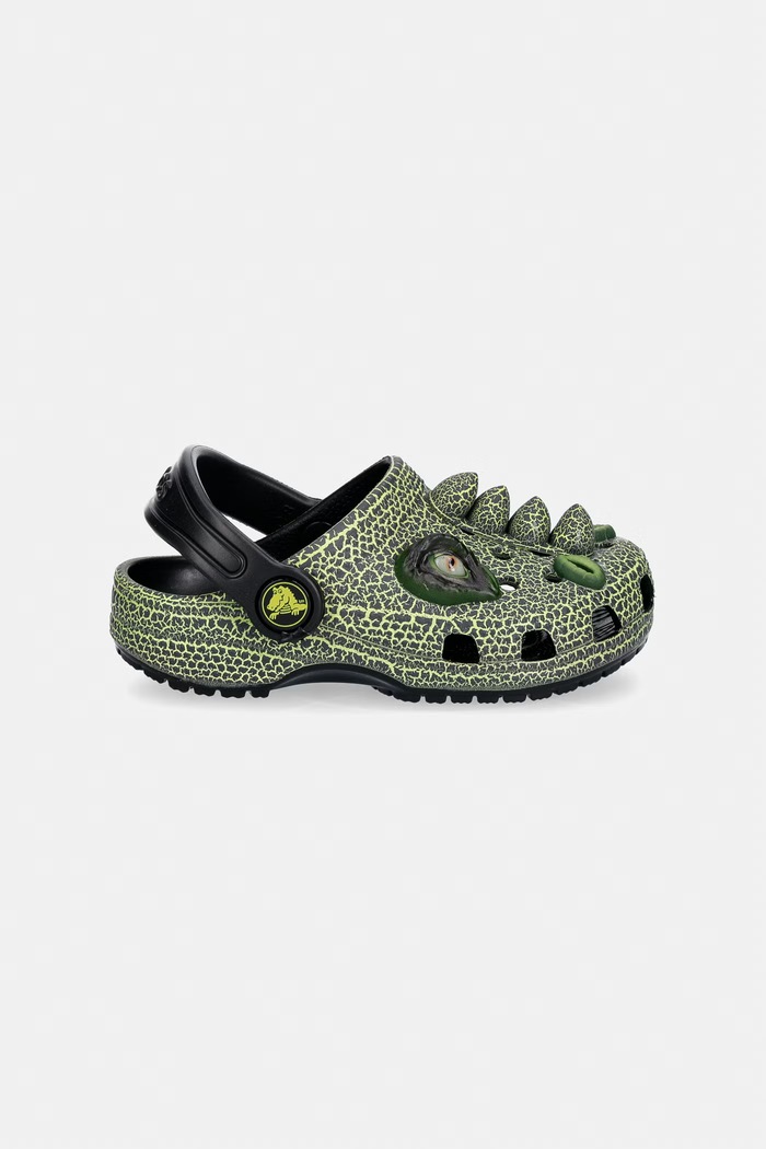 Crocs șlapi copii CLASSIC IAM SCARY DINO CLOG T KIDS 211372.CROCS.CLASSIC.IA verde SS26