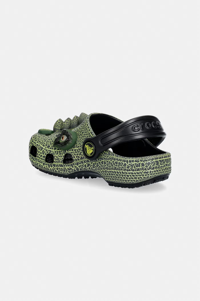 Băieți Crocs șlapi copii CLASSIC IAM SCARY DINO CLOG T KIDS 211372.CROCS.CLASSIC.IA verde