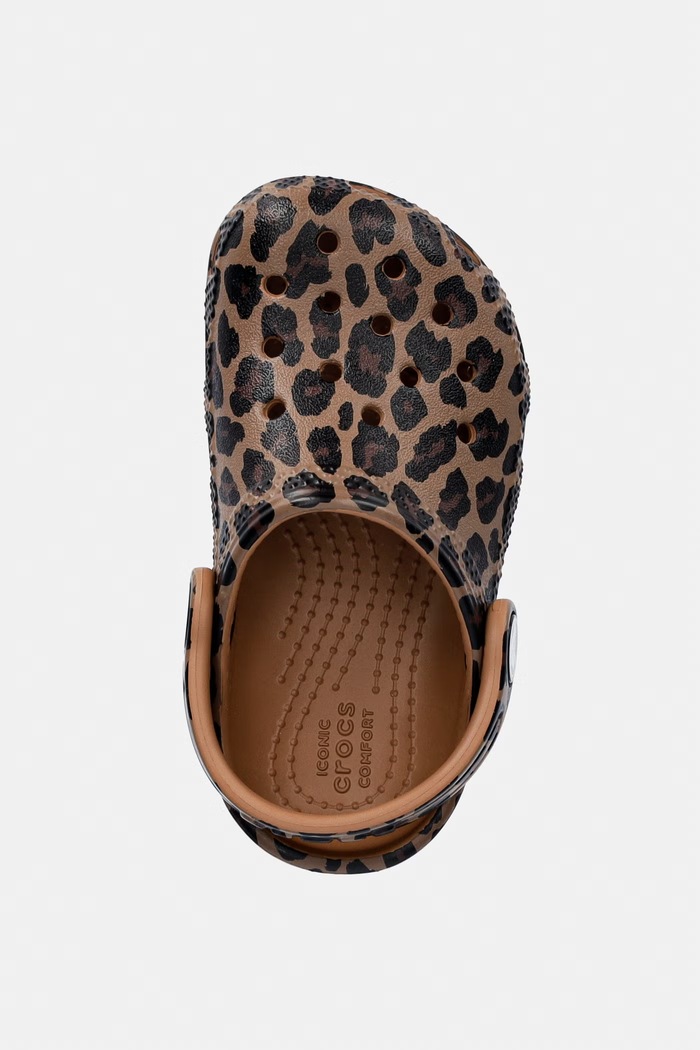 Detské šľapky Crocs CLASSIC ANIMAL CLOG T hnedá 211882.CROCS.CLASSIC.AN