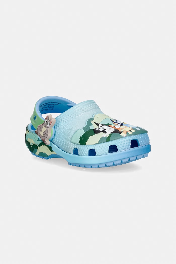 Crocs detské šľapky CLASSIC BLUEY MULTI CLOG T modrá 212369.CROCS.CLASSIC.BL