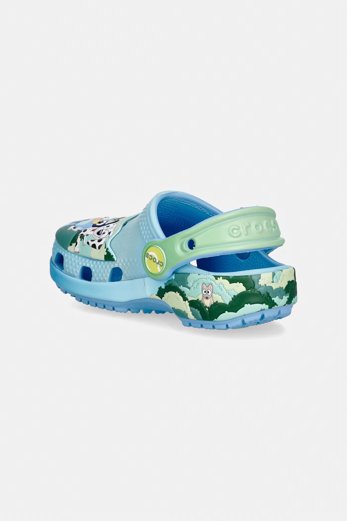 Crocs detské šľapky CLASSIC BLUEY MULTI CLOG T modrá 212369.CROCS.CLASSIC.BL