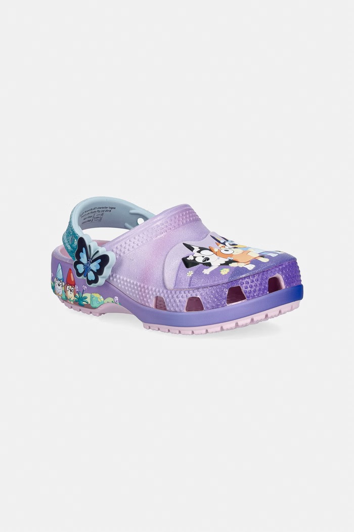 Crocs detské šľapky CLASSIC BLUEY MULTI PINK CLOG T fialová 212370.CROCS.CLASSIC.BL