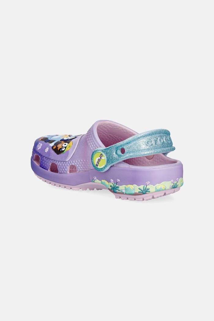 Crocs detské šľapky CLASSIC BLUEY MULTI PINK CLOG T fialová 212370.CROCS.CLASSIC.BL