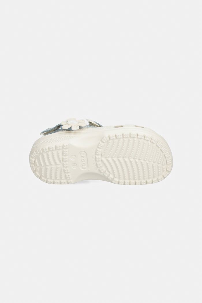 Crocs detské šľapky CLASSIC DNM FLWR ADJ BACKSTRAP CLOG K 212511.CROCS.CLASSIC.DN béžová