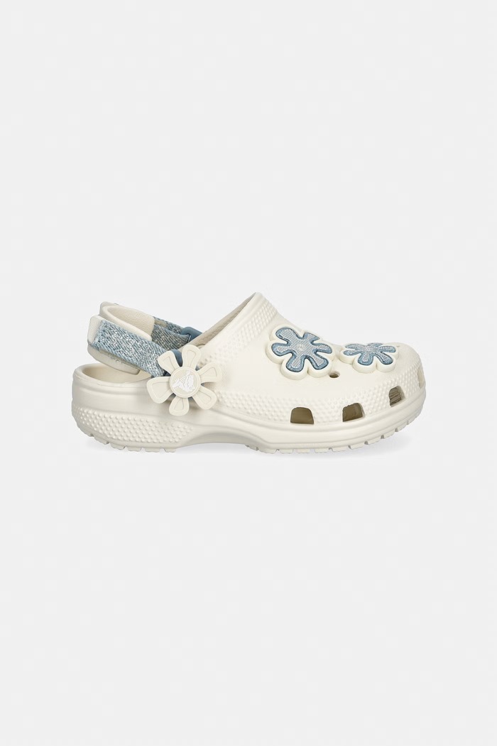 Crocs detské šľapky CLASSIC DNM FLWR ADJ BACKSTRAP CLOG T 212512.CROCS.CLASSIC.DN béžová SS26