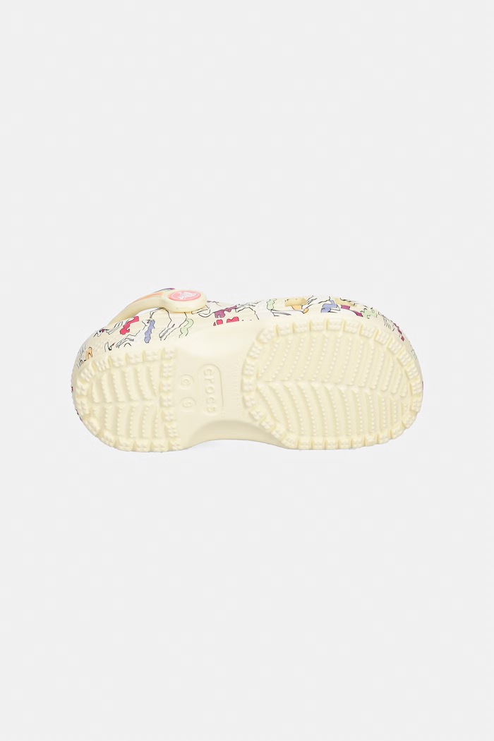 Crocs șlapi copii CLASSSIC UNICORN GRAPHIC CLOG T 212515.CROCS.CLASSSIC.U galben