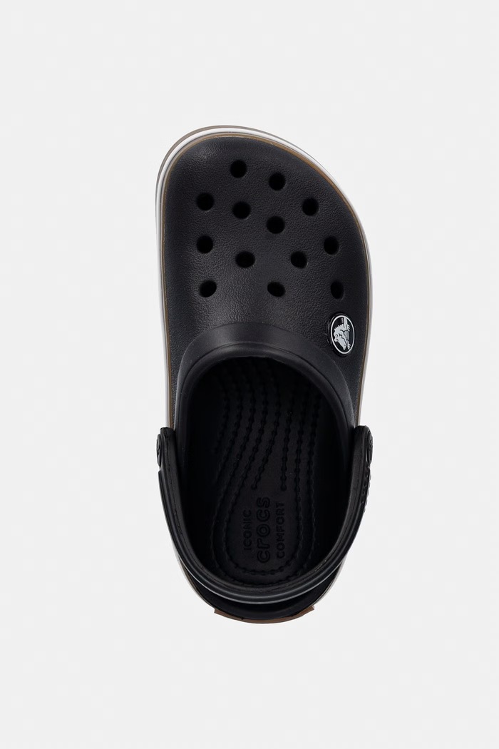 Crocs detské sandále CROCBAND GUM CLOG T čierna 212776.CROCS.CROCBAND.G